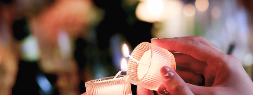 Serving Others - Candle lighting